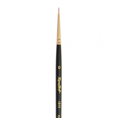 Кисть имит.колонка круглая короткая ручка "1S15" №0 для масла, акрила, гуаши, темперы